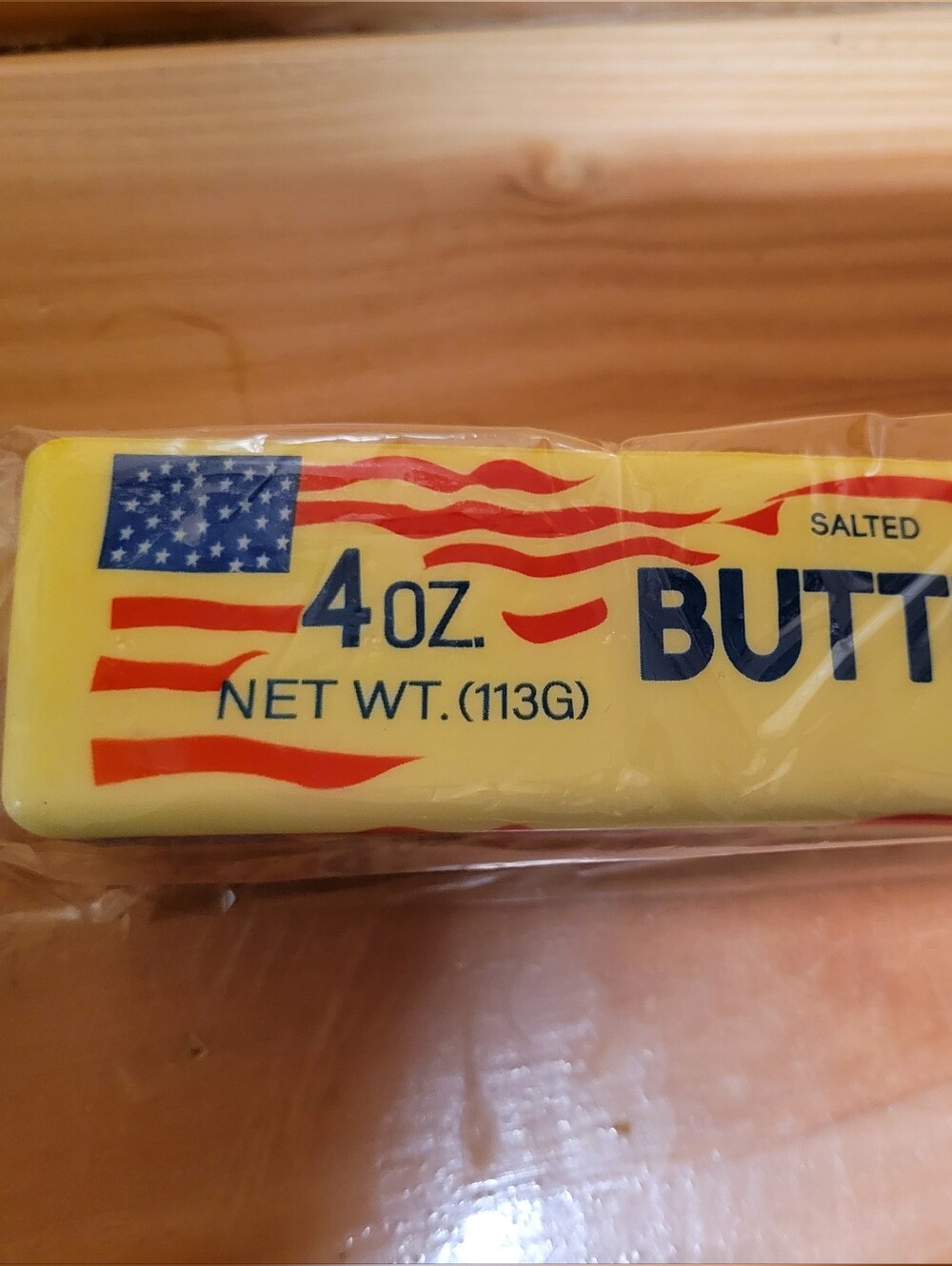 Patriotic Salted Butter Stick Squishy- American Flag Limited Edition